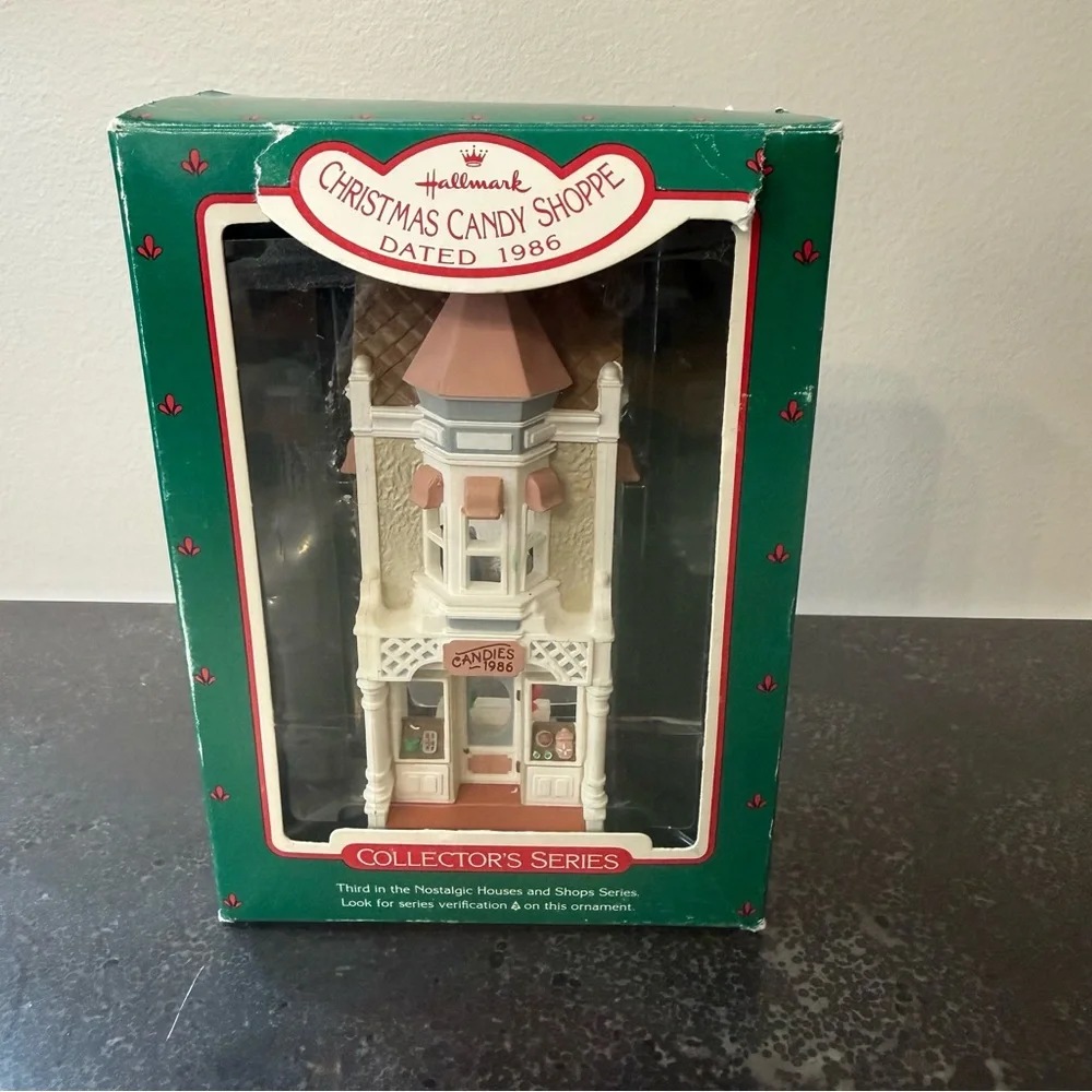 Hallmark Christmas Nostalgic Candy Shop Ornament - 1986